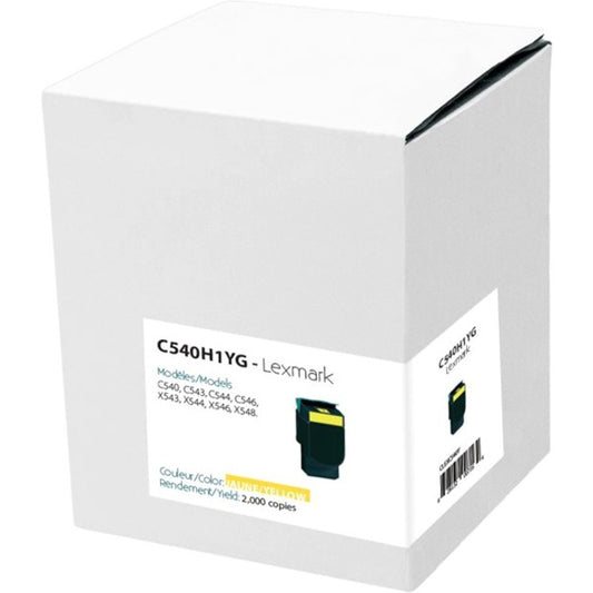 Lexmark C540H1YG - Yellow - 2000 Pages - 1 Pack